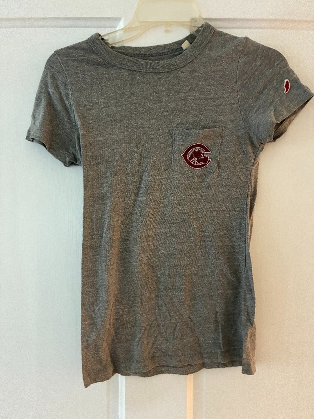Chapman University Panthers Gray Pocket Tee Women’s Small